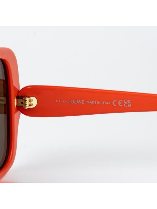 Loewe Women Sunglasses Orange Brown Square LW40134U 42E NEW AUTHENTIC main image 7